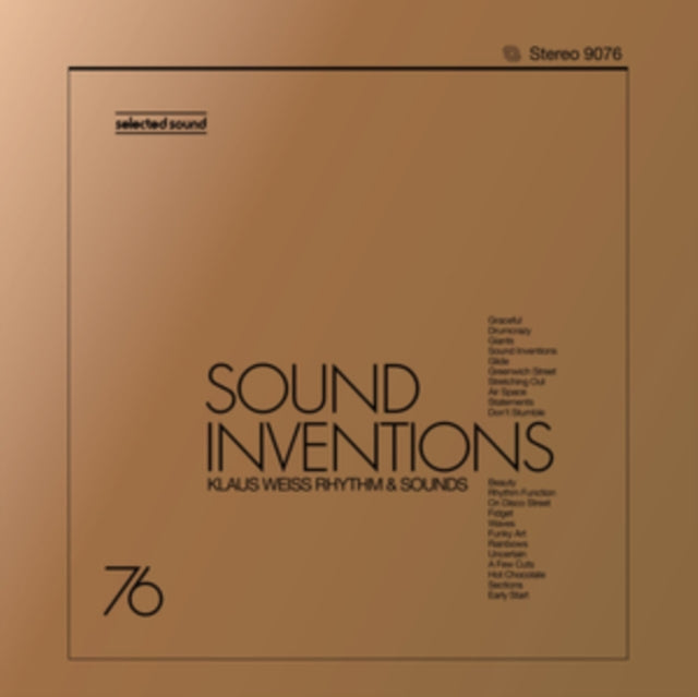 Weiss Rhythm, Klaus & Sounds 'Sound Inventions (Selected Sound)' Vinyl Record LP