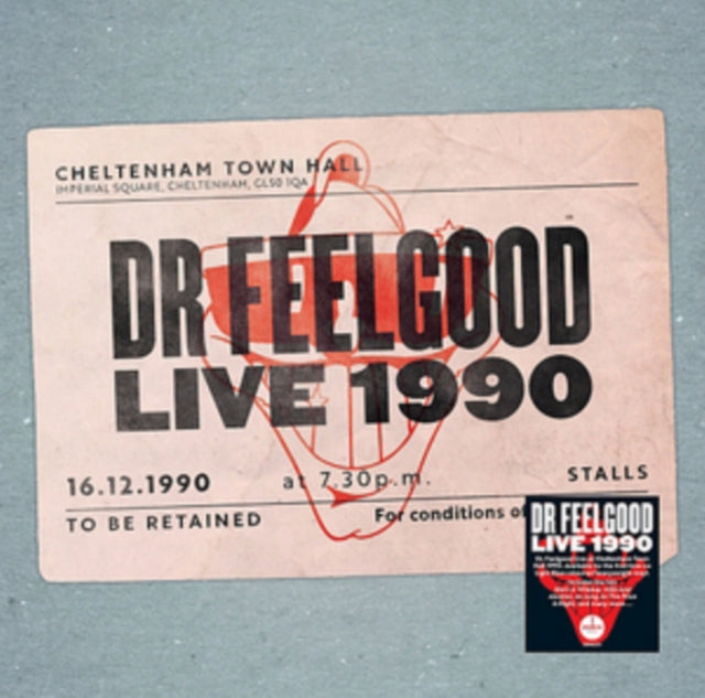 Dr. Feelgood 'Live 1990 At Cheltenham Town Hall' Vinyl Record LP