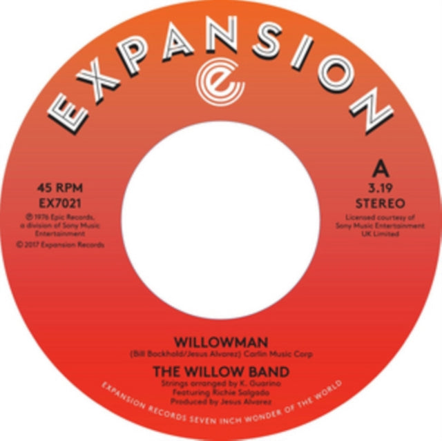 Willow Band 'Willoman/Funky Guitar Man' Vinyl Record LP