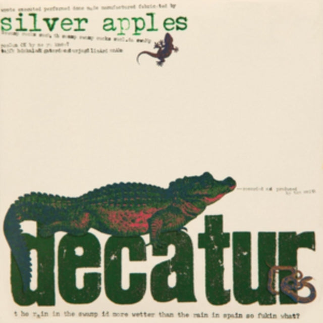 Silver Apples 'Decatur (White & Green Splatter Vinyl)' Vinyl Record LP