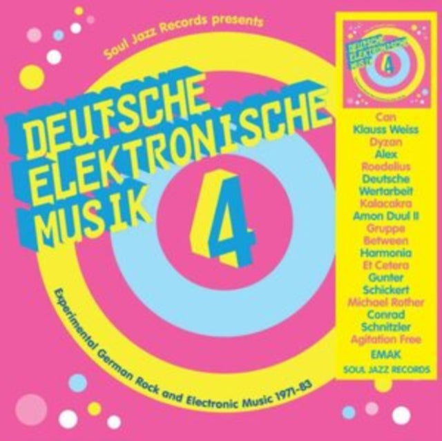 Soul Jazz Records Presents 'Deutsche Elektronische Musik 4 - Experimental German Rock & Elect' Vinyl Record LP