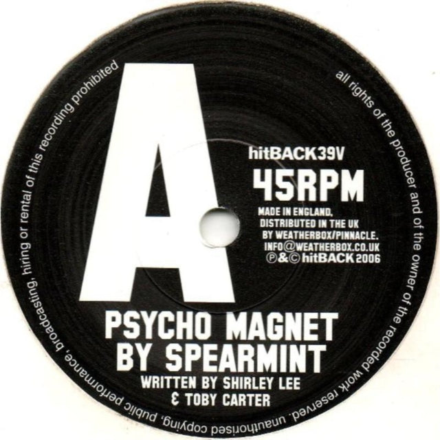 Spearmint 'Psycho Magnet' Vinyl Record LP