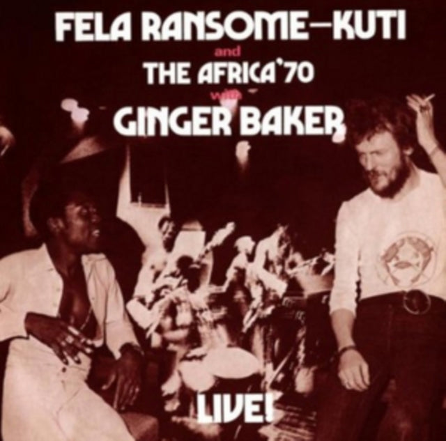 Kuti, Fela 'Fela With Ginger Baker Live' Vinyl Record LP