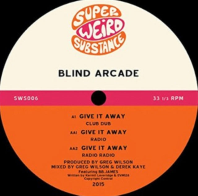 Blind Arcade 'Give It Away' Vinyl Record LP