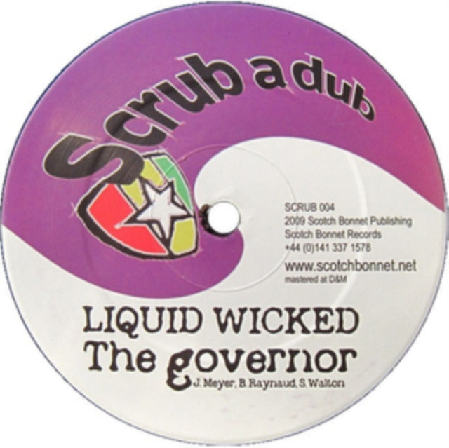 Liquid Wicked / Twisted 'Governor / Superpowers-Governor / Superpowers' Vinyl Record LP
