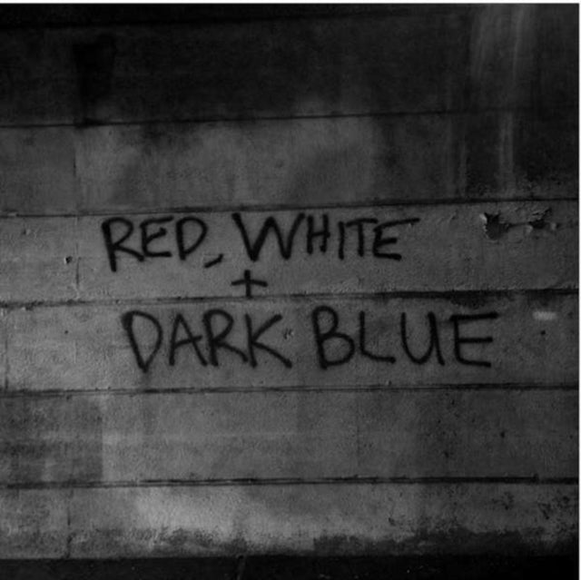 Dark Blue 'Red / White' Vinyl Record LP