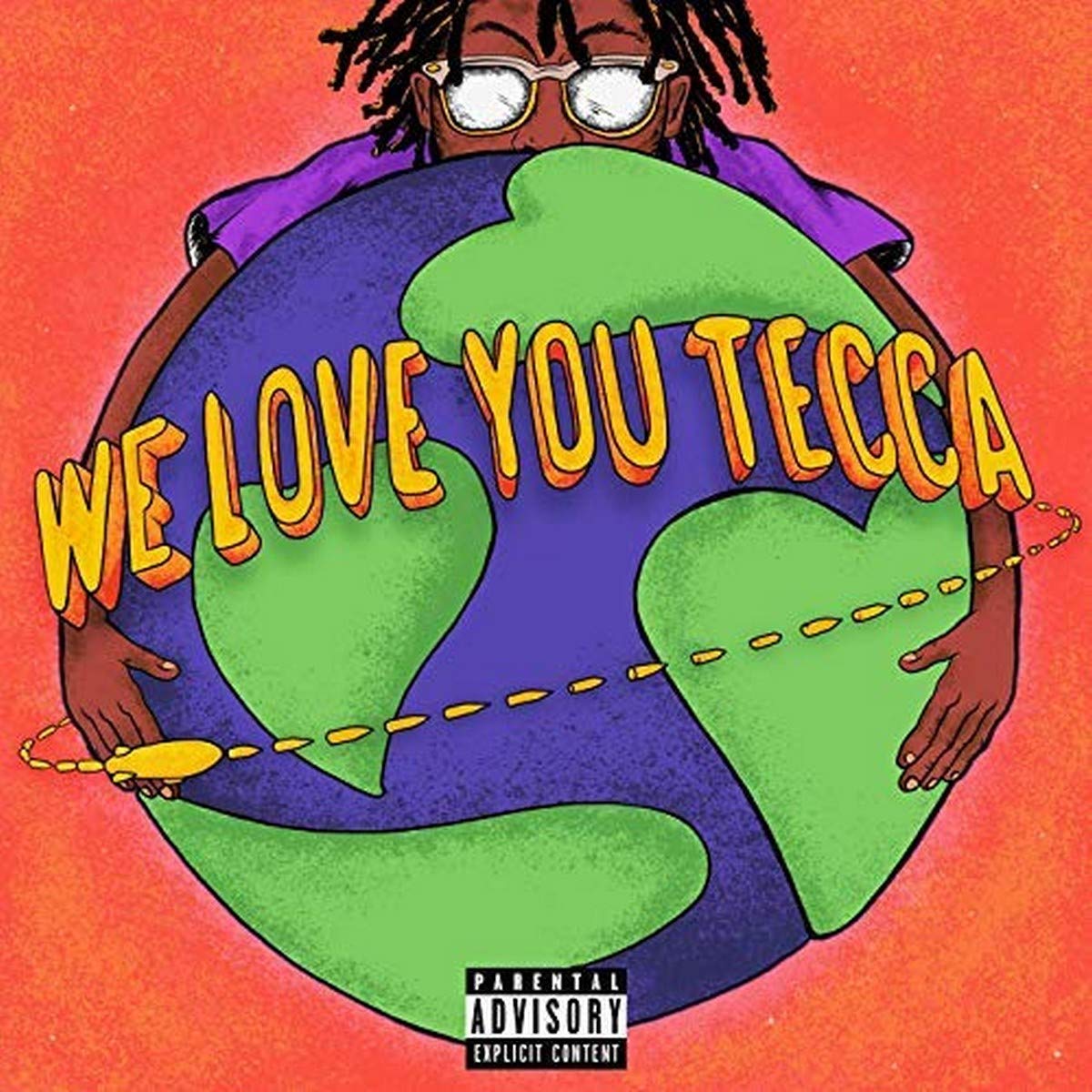 Lil Tecca 'We Love You Tecca' Neon Orange Vinyl Record LP - Sentinel Vinyl