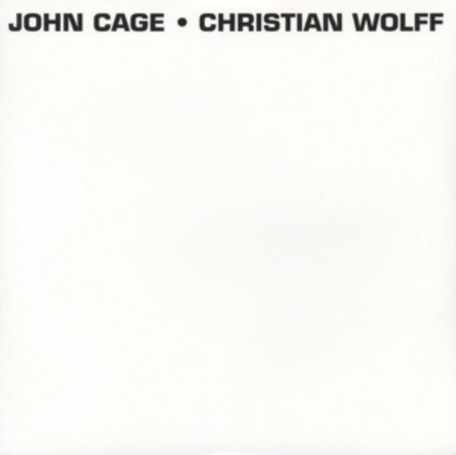 Cage, John / Wolff, Christian 'John Cage & Christian Wolff' Vinyl Record LP
