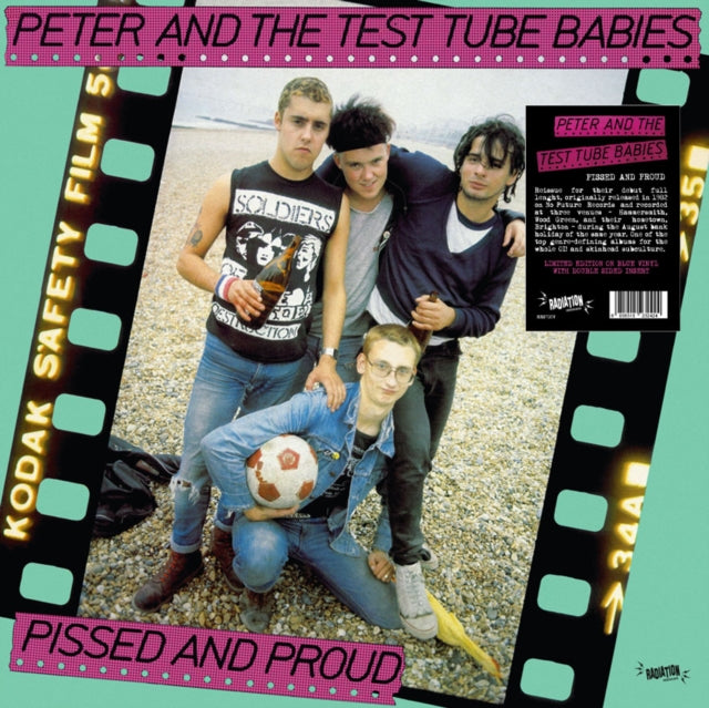 Peter & The Test Tube Babies 'Pissed & Proud (Blue Vinyl)' Vinyl Record LP