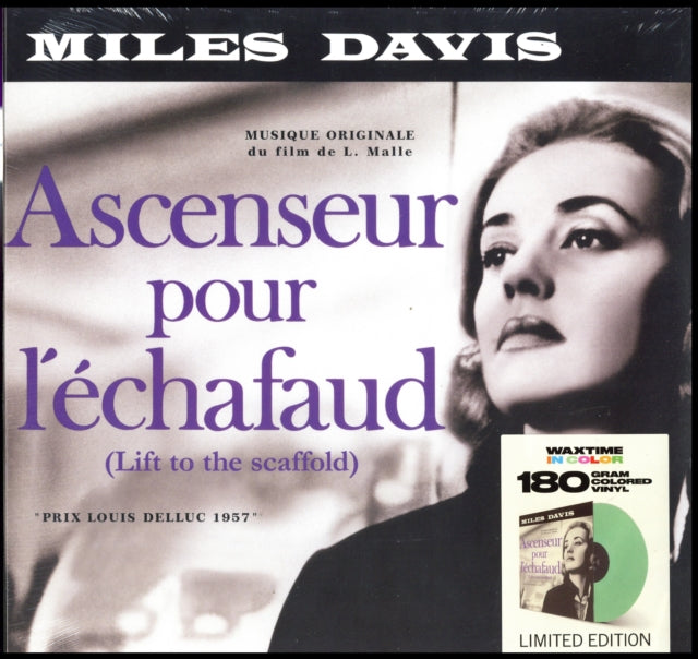 Davis,Miles Ascenseur Pour L'ÉChafaud (Limited 180G Edition Solid Green Vinyl Vinyl Record LP