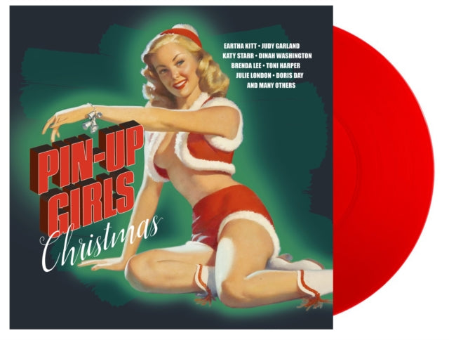Various Artists 'Pin-Up Girls Christmas (Transparent Red Vinyl/180G)' Vinyl Record LP - Sentinel Vinyl