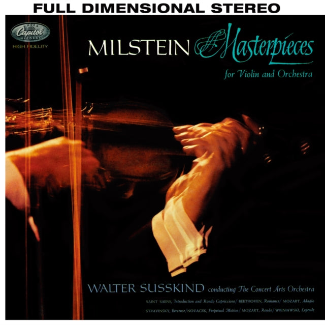 Milstein, Nathan 'Masterpieces For Violin & Orchestra (180G Virgin Vinyl)' Vinyl Record LP