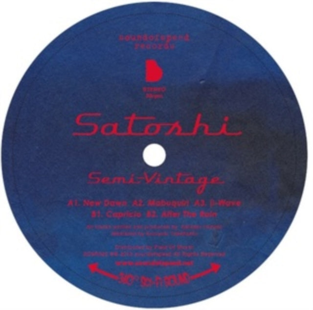 Satoshi (Satoshi & Makoto) 'Semi-Vintage' Vinyl Record LP - Sentinel Vinyl